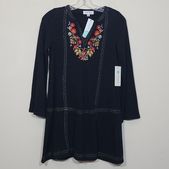 Stitch Fix THML Sonata Embroidered Knit Mini Dress - Picture 1 of 8